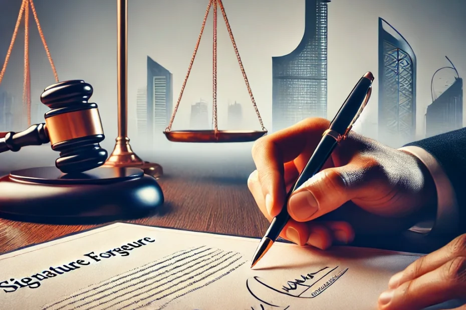 عقوبة تزوير التوقيع في أبوظبي
