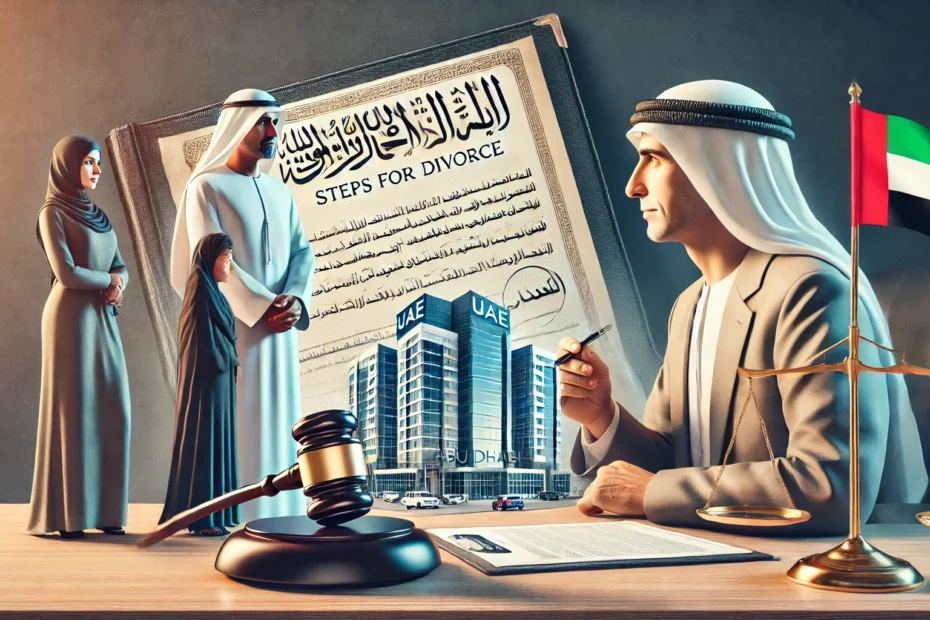 خطوات تقديم طلب الطلاق في أبوظبي