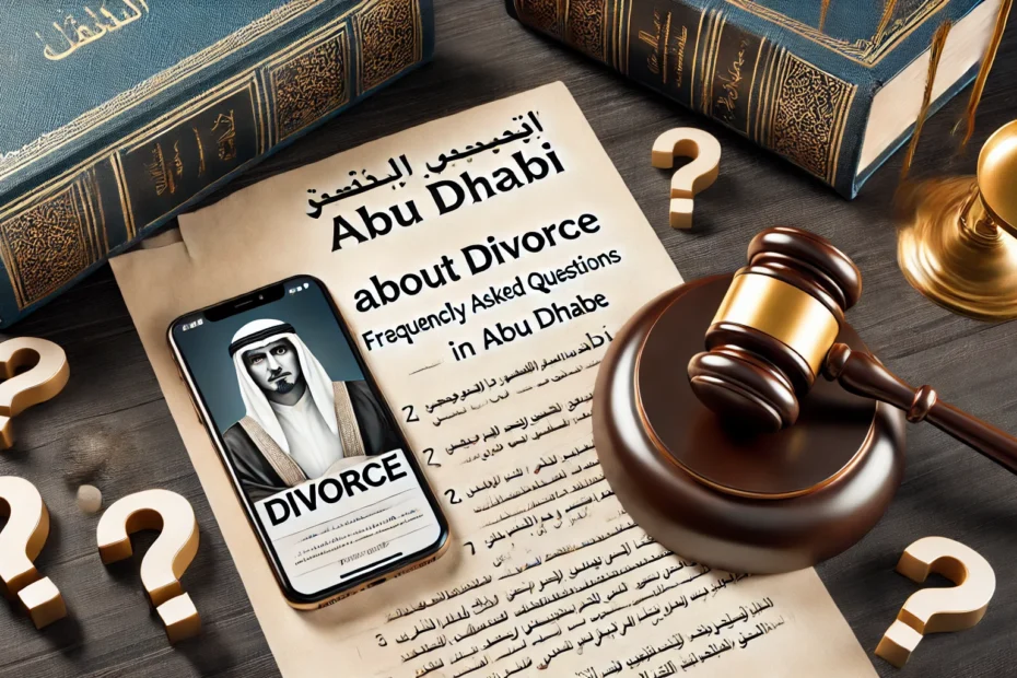 الأسئلة الشائعة حول الطلاق في أبوظبي